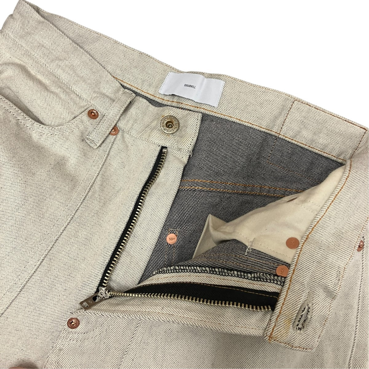 WESTERN DOUBLE KNEE PANTS WIDE CUTウエスタンデニムパンツ2541000409