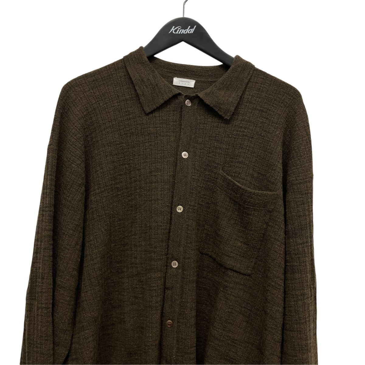 Crepe Knit Shirtニットシャツ2601-006