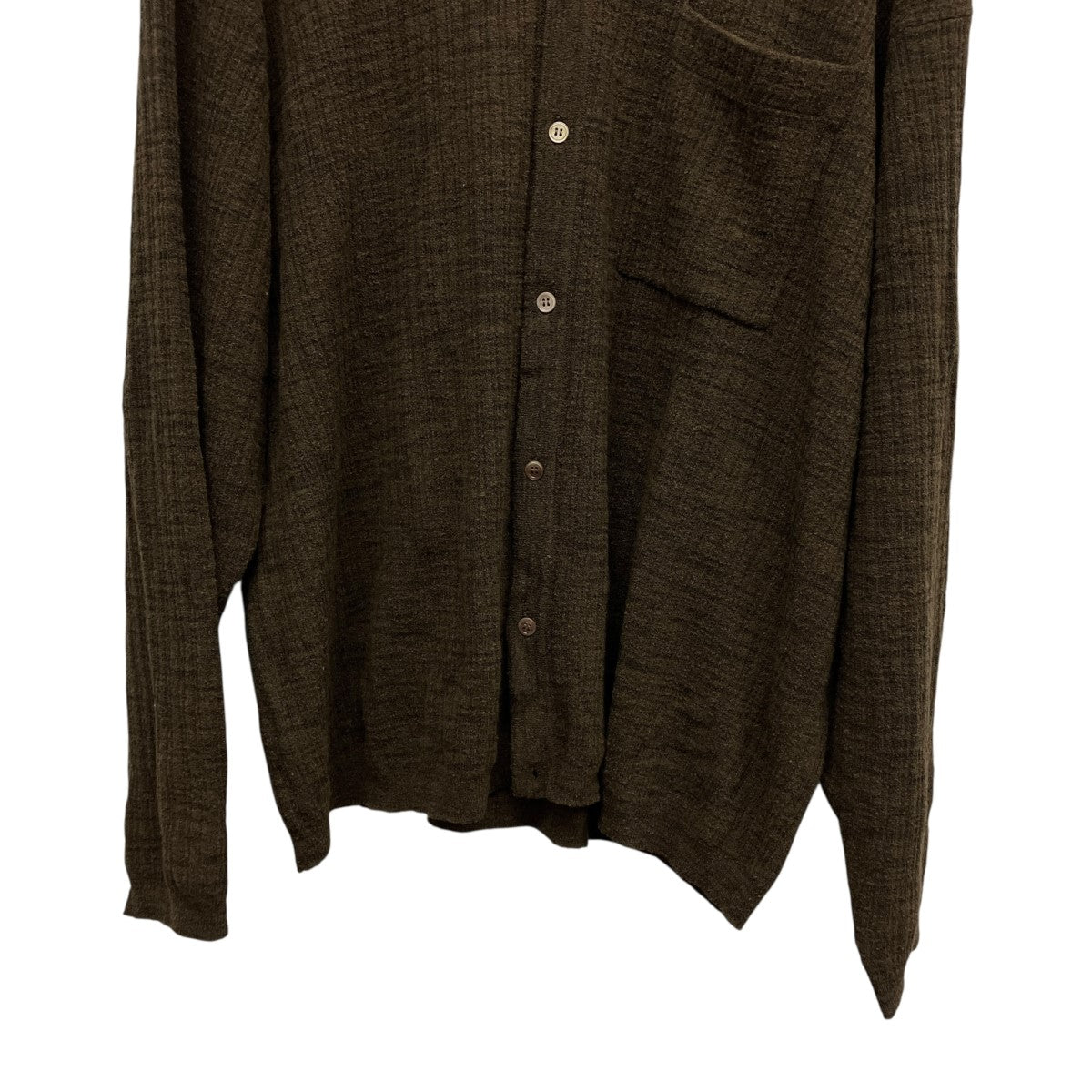 Crepe Knit Shirtニットシャツ2601-006