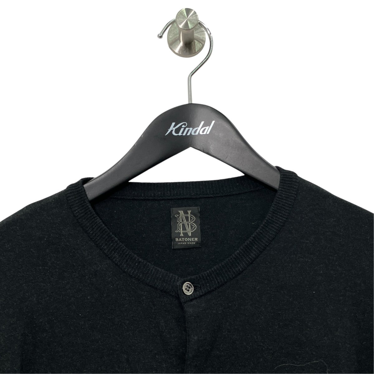 32G SMOOTH KNIT CREW NECK CARDIGANクルーネックカーディガンBN-SE-002