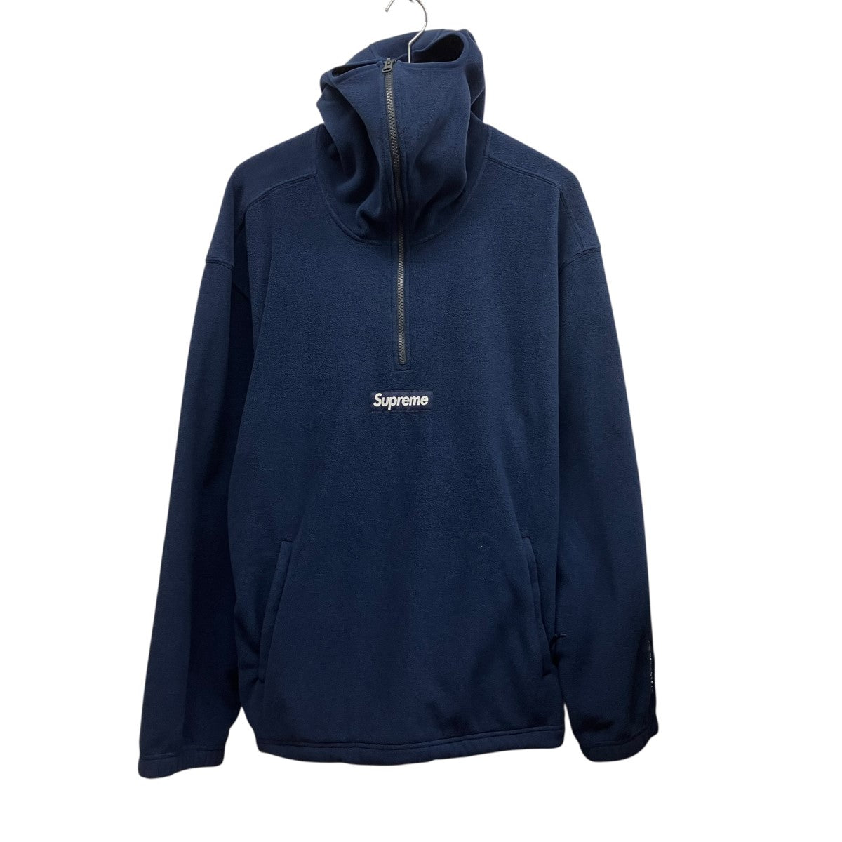 25AWPolartec Half Zip Pulloverハーフジップロゴフリースパーカー
