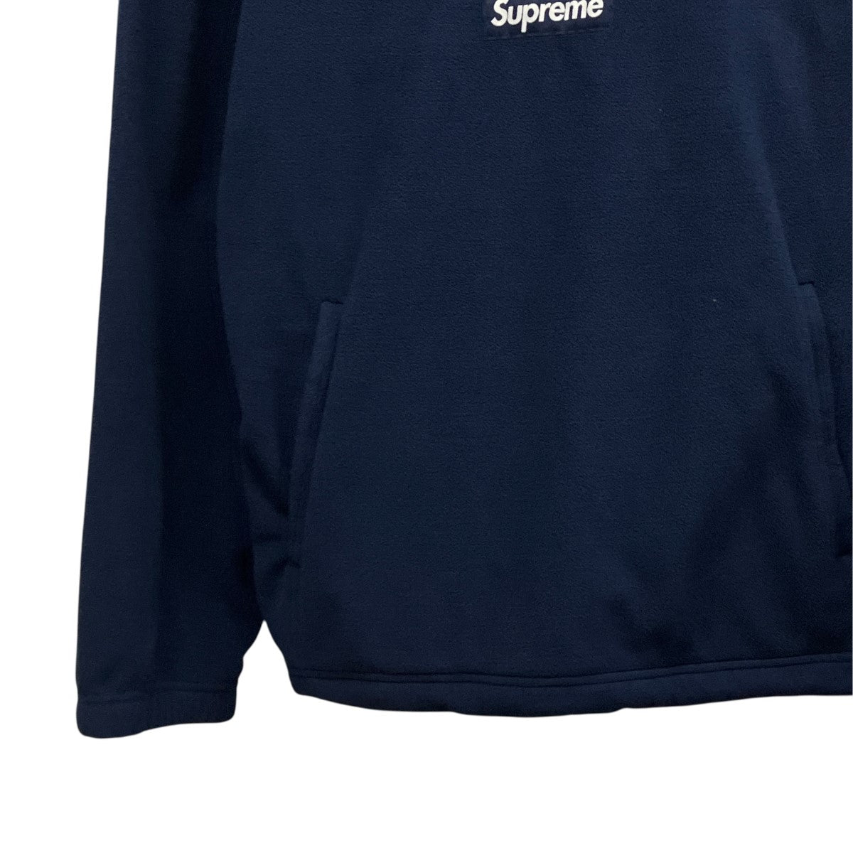 25AWPolartec Half Zip Pulloverハーフジップロゴフリースパーカー