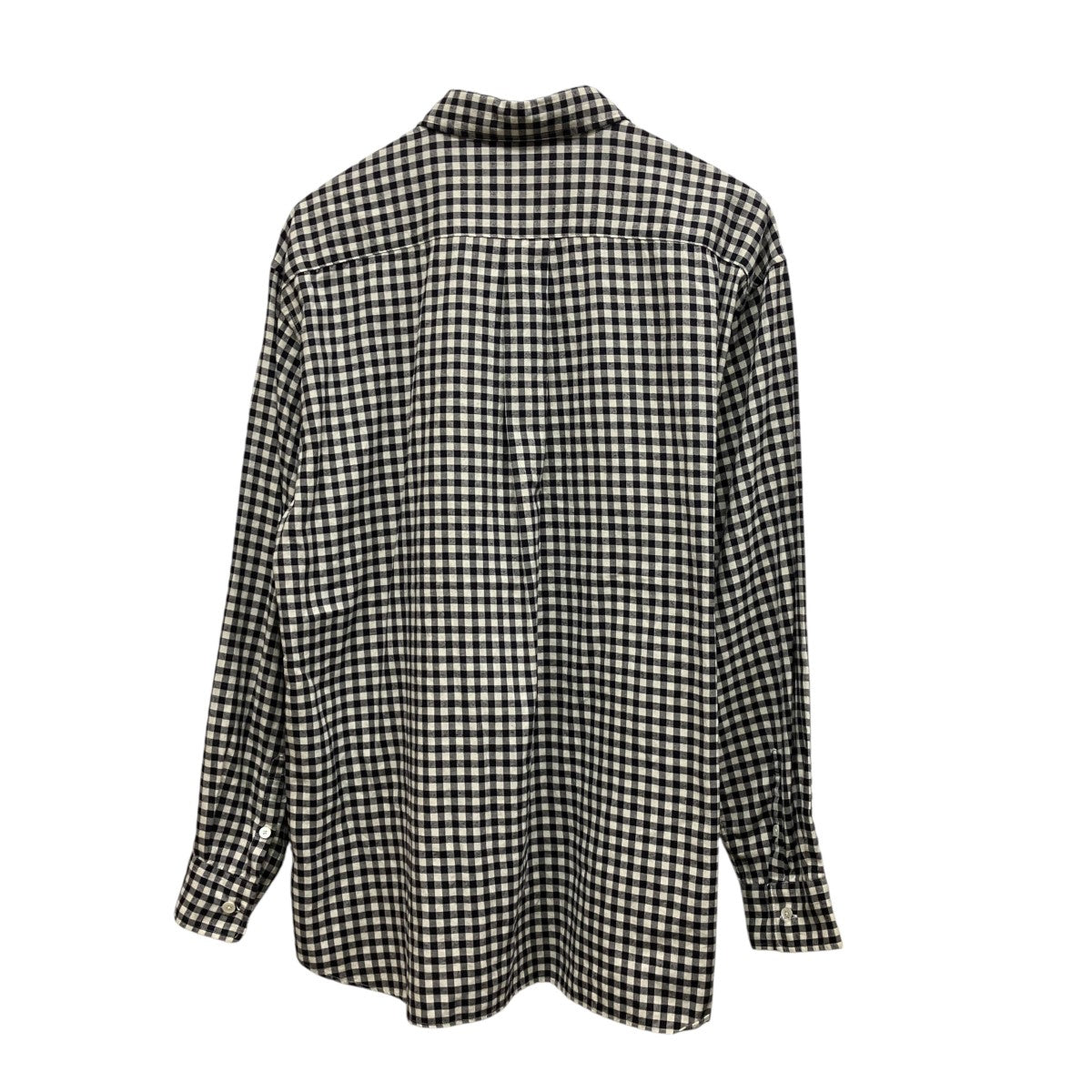 T．M． L S BLOCK CHECK SHIRTトーマスメイソン ブロックチェックネル レギュラーシャツ233-60305