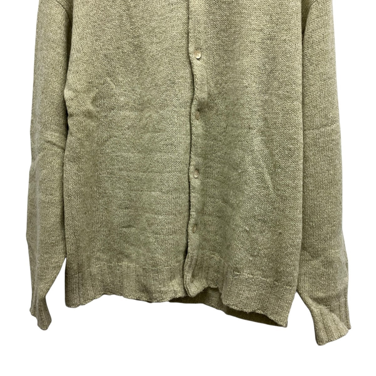 23AWSHETLAND WOOL CASHMERE KNIT CARDIGANカシミヤ混ニットカーディガンA23AC01SC