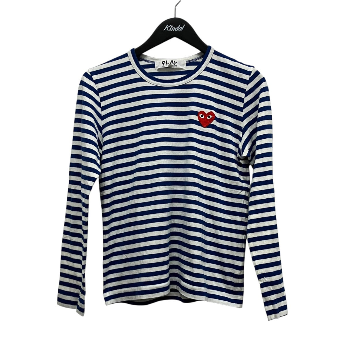 12SSボーダーハートワッペンロングスリーブTシャツAZ-T163
