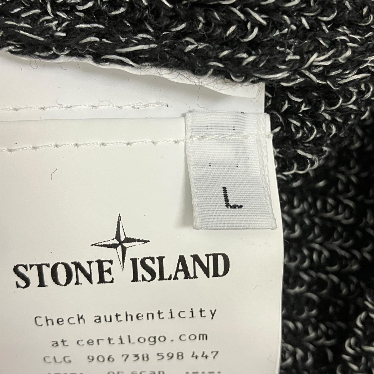 Reflective Crewneck KnitラグランニットセーターK2S155100026S00L3