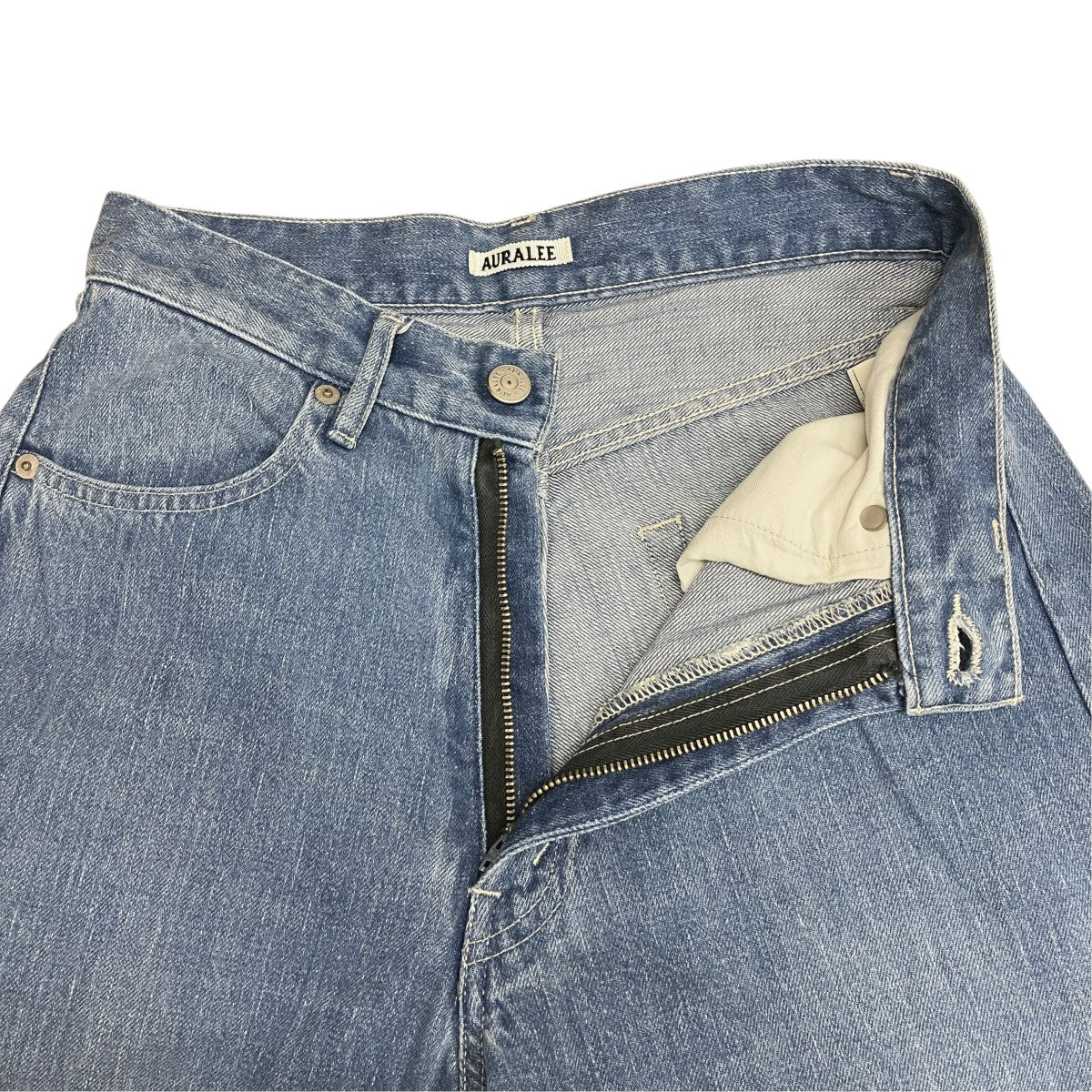 24SSSELVEDGE FADED LIGHT DENIM PANTSデニムパンツA24SP06DE