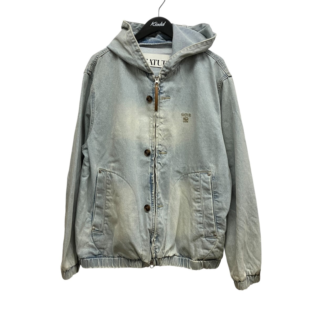 Teo Denim Blouson JacketジップアップフーデッドデニムジャケットSA261UDJ02