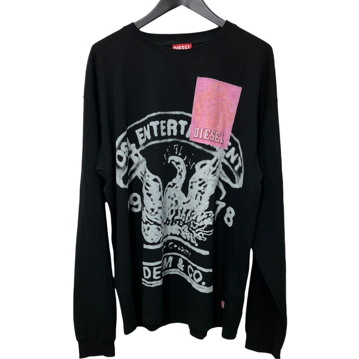 DIESEL T-BOXT-LS-Q10プリントロングスリーブTシャツシャツA14876 古着・中古-1枚目のアイテム画像