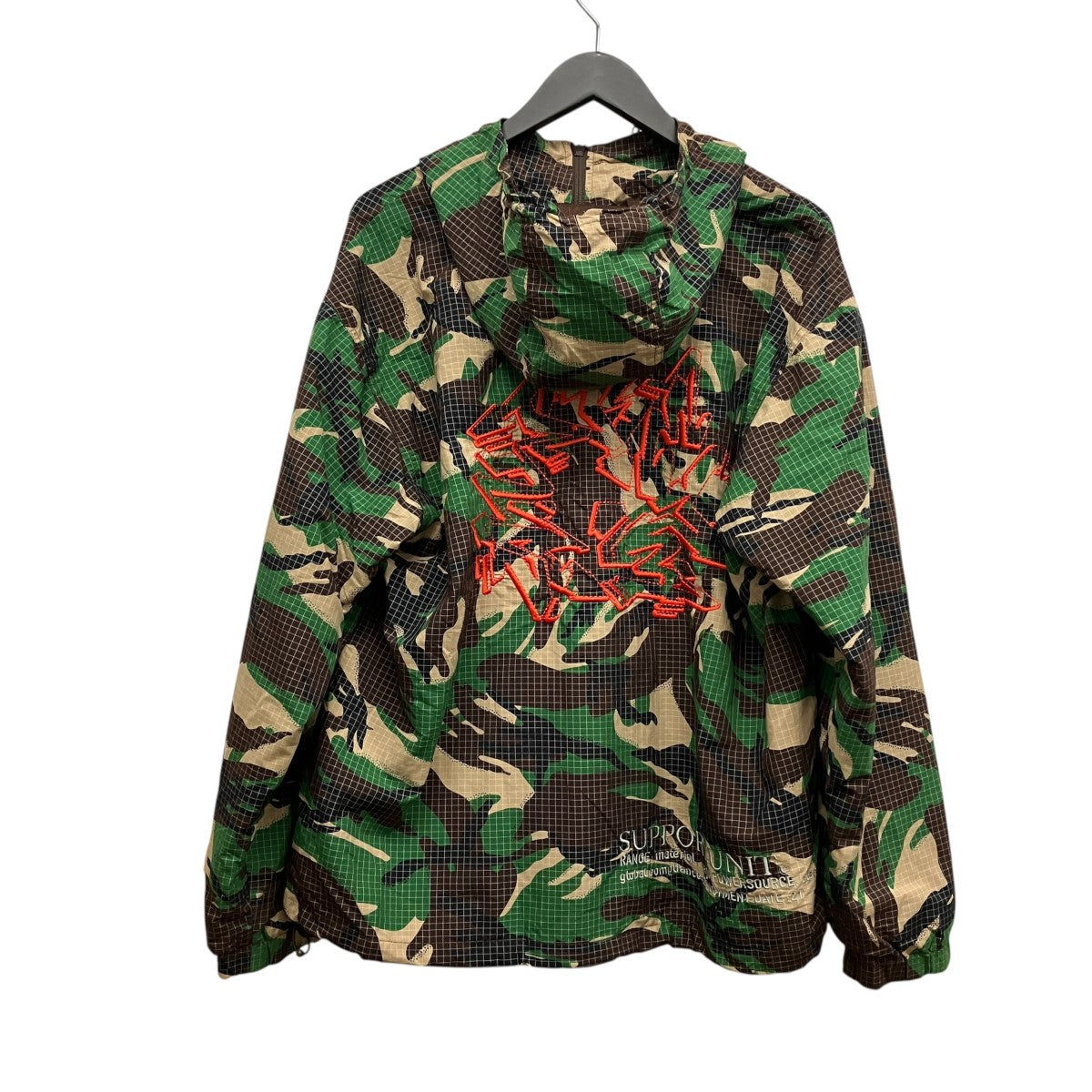 21AWSupport Unit Nylon Ripstop Jacket  Camoカモ柄ジップアップジャケット