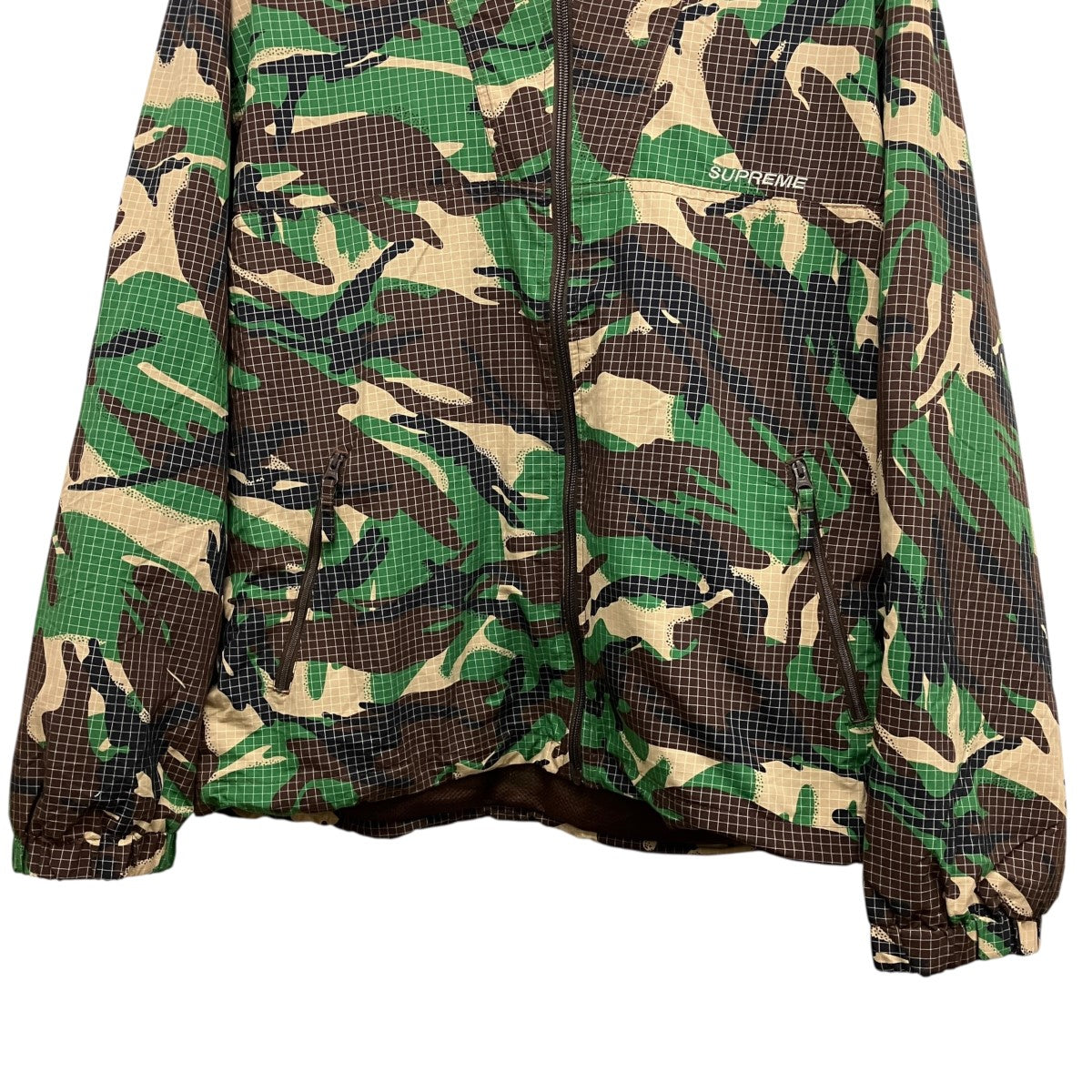 21AWSupport Unit Nylon Ripstop Jacket  Camoカモ柄ジップアップジャケット