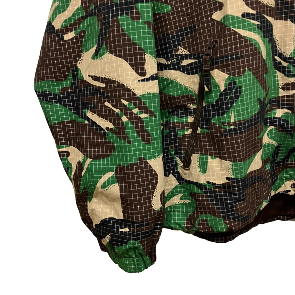 21AWSupport Unit Nylon Ripstop Jacket  Camoカモ柄ジップアップジャケット