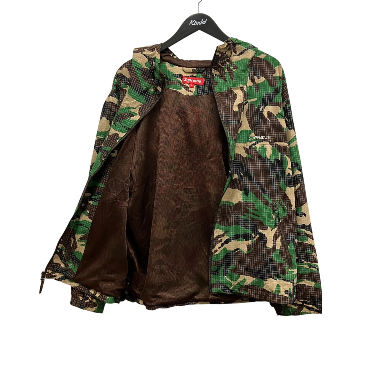 21AWSupport Unit Nylon Ripstop Jacket  Camoカモ柄ジップアップジャケット