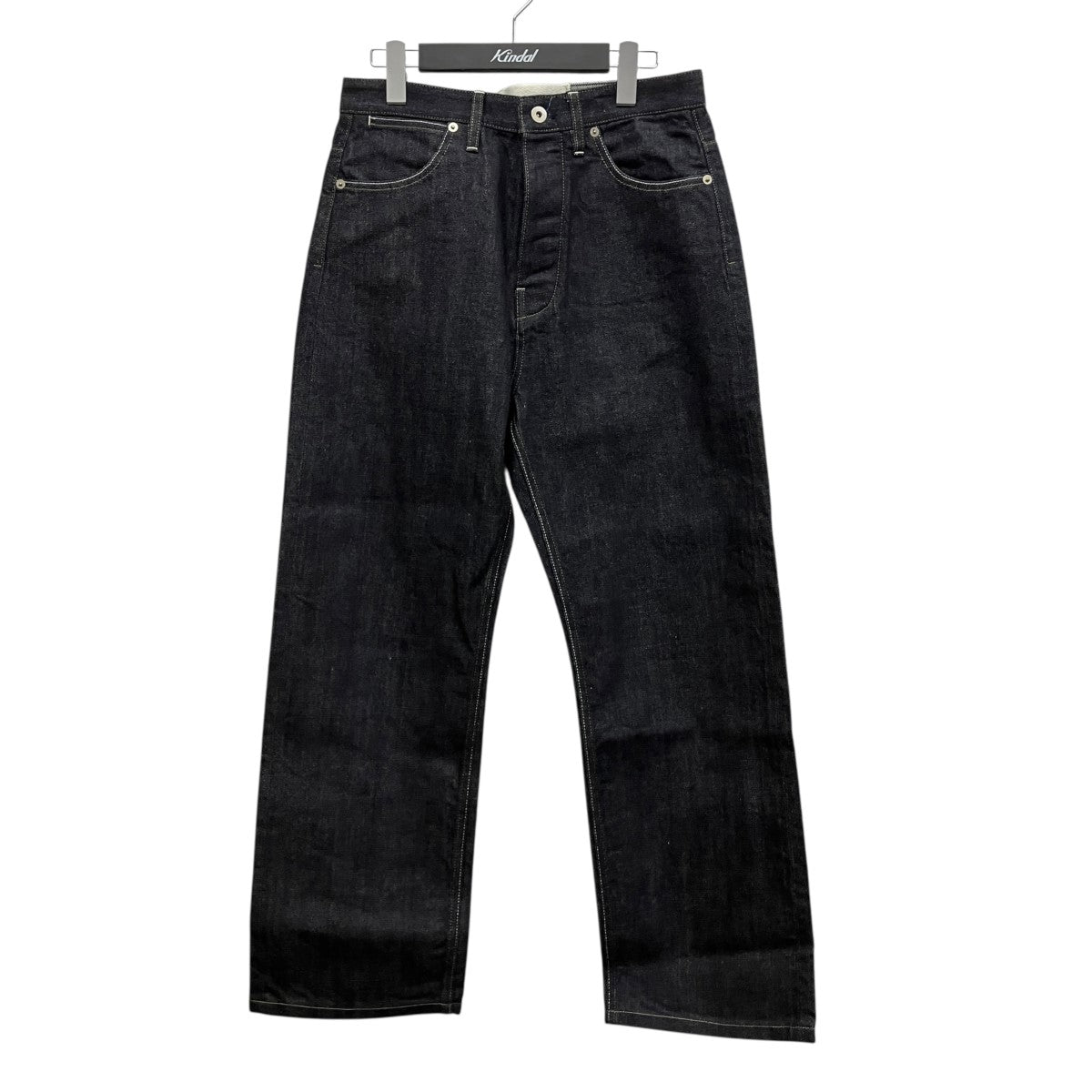 WORDROBE Relaxed Fit DenimボタンフライデニムパンツJ23KA0102
