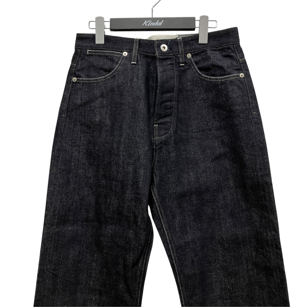 WORDROBE Relaxed Fit DenimボタンフライデニムパンツJ23KA0102