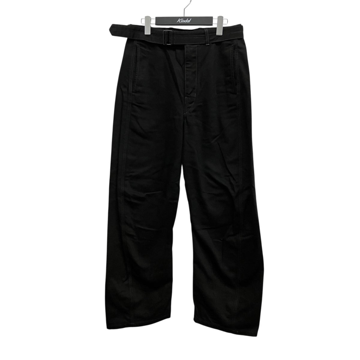 TWISTED BELTED PANTSツイストベルテッドデニムパンツPA326 LD1055