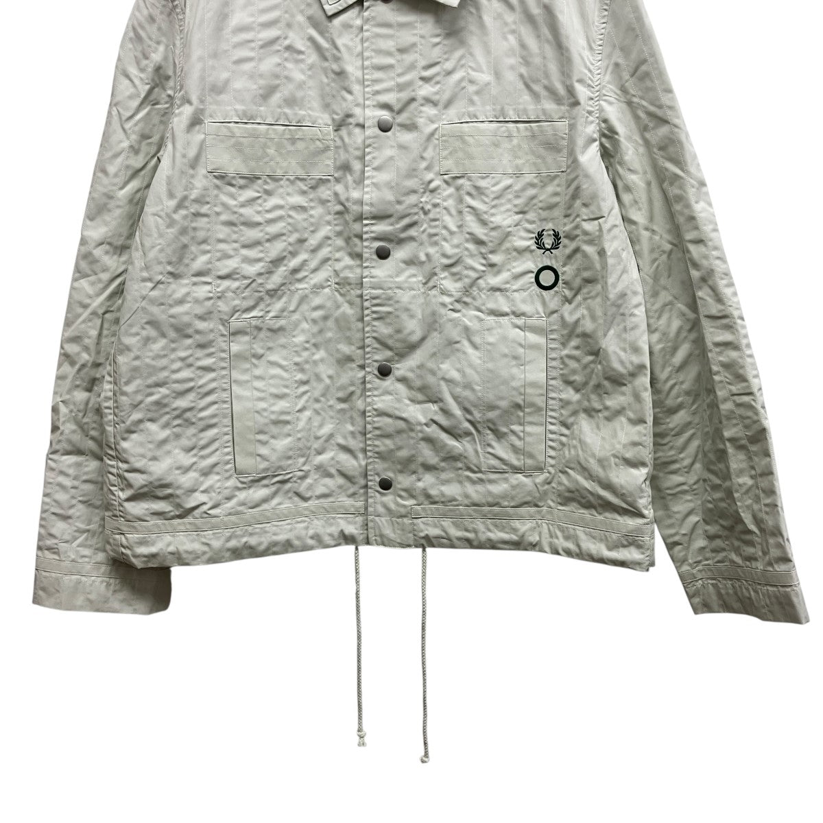 Empty Quilt Shirtロゴ刺しゅうスナップボタンシャツSM2117