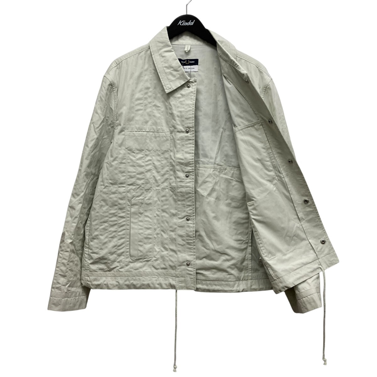 Empty Quilt Shirtロゴ刺しゅうスナップボタンシャツSM2117