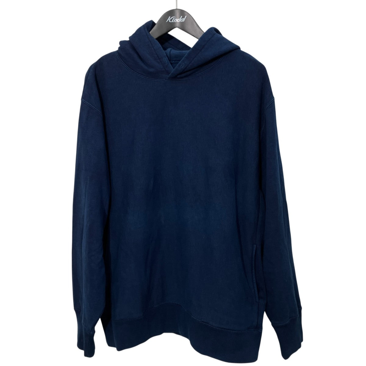 BLUE BLUE オーガニックウラケ テゾメ スウェットプルフーディ1004369 古着・中古-1枚目のアイテム画像
