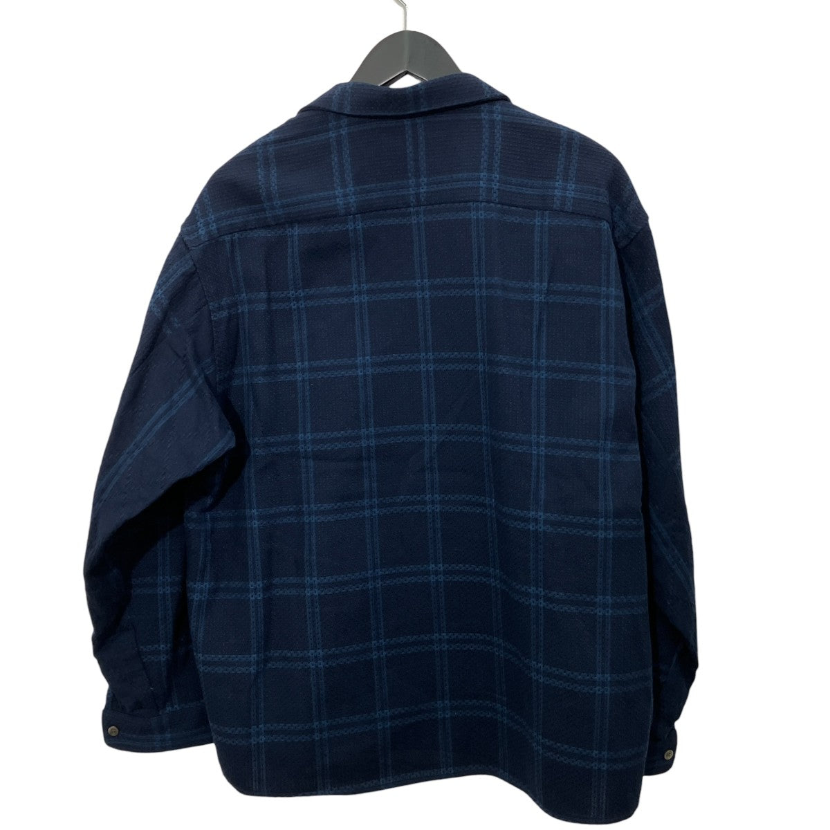 SON OF THE CHEESE SASHIKO SHIRTチェック刺し子シャツSC2210-SH02 古着・中古-2枚目のアイテム画像