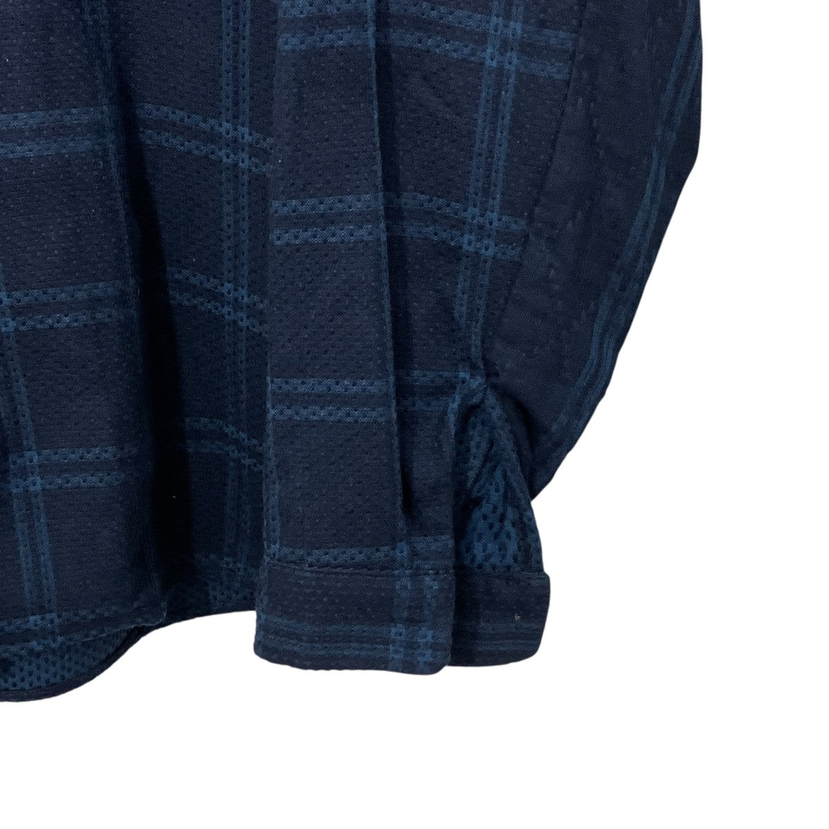 SON OF THE CHEESE SASHIKO SHIRTチェック刺し子シャツSC2210-SH02 古着・中古-4枚目のアイテム画像