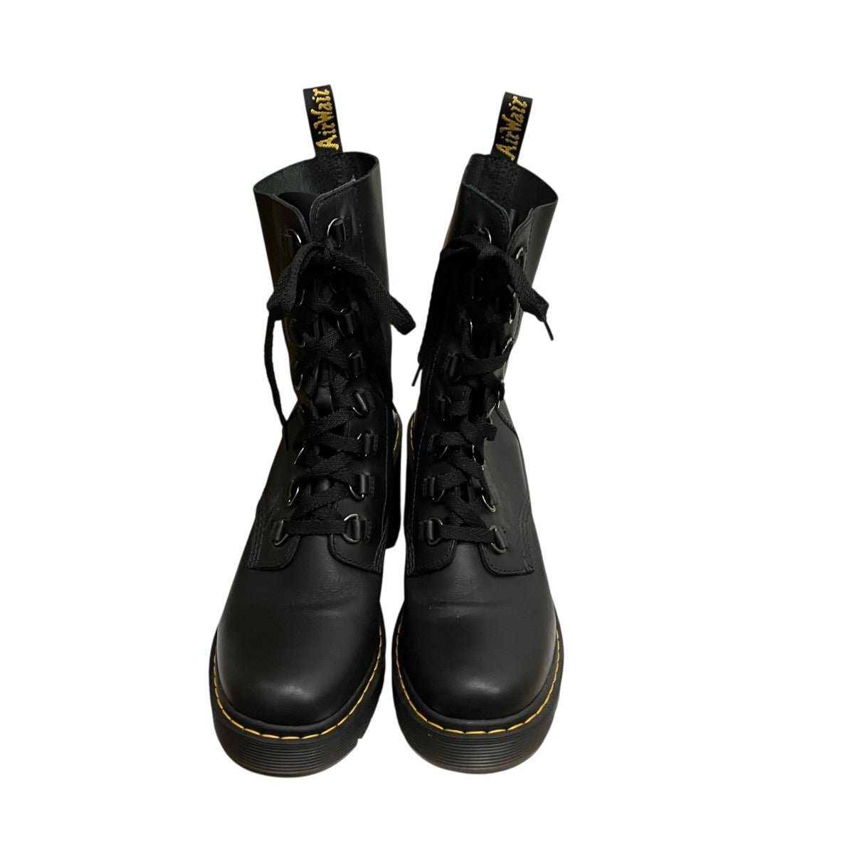 Dr．Martens(ドクターマーチン) レースアップヒールブーツ ブラック