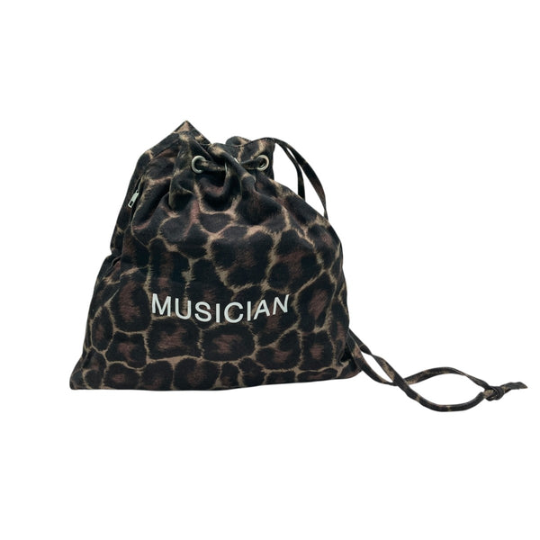 LAD MUSICIAN(ラッドミュージシャン) 23SSLEOPARD DRAWSTRING BAG