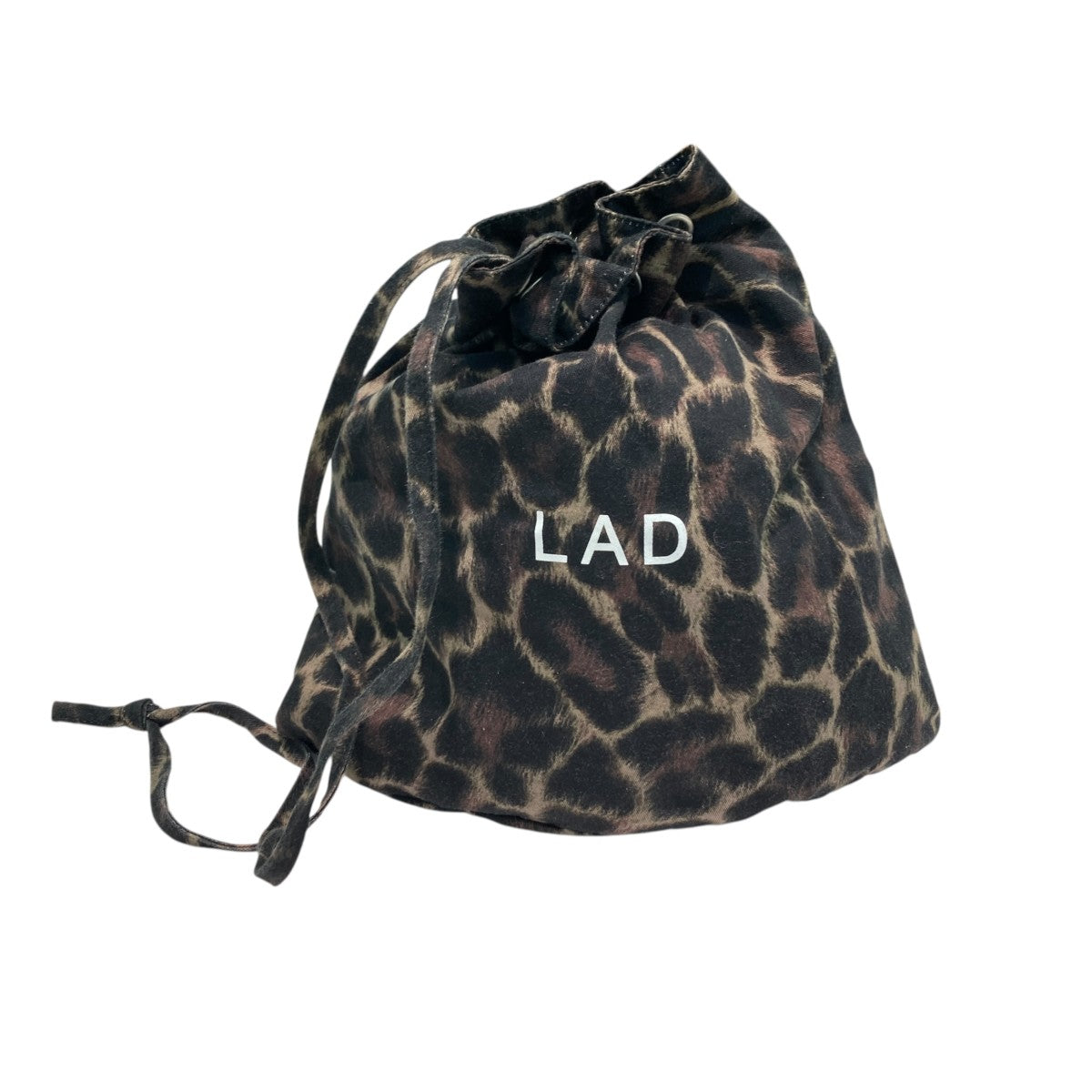23SSLEOPARD DRAWSTRING BAGレオパードドローストリングバッグ2123-925