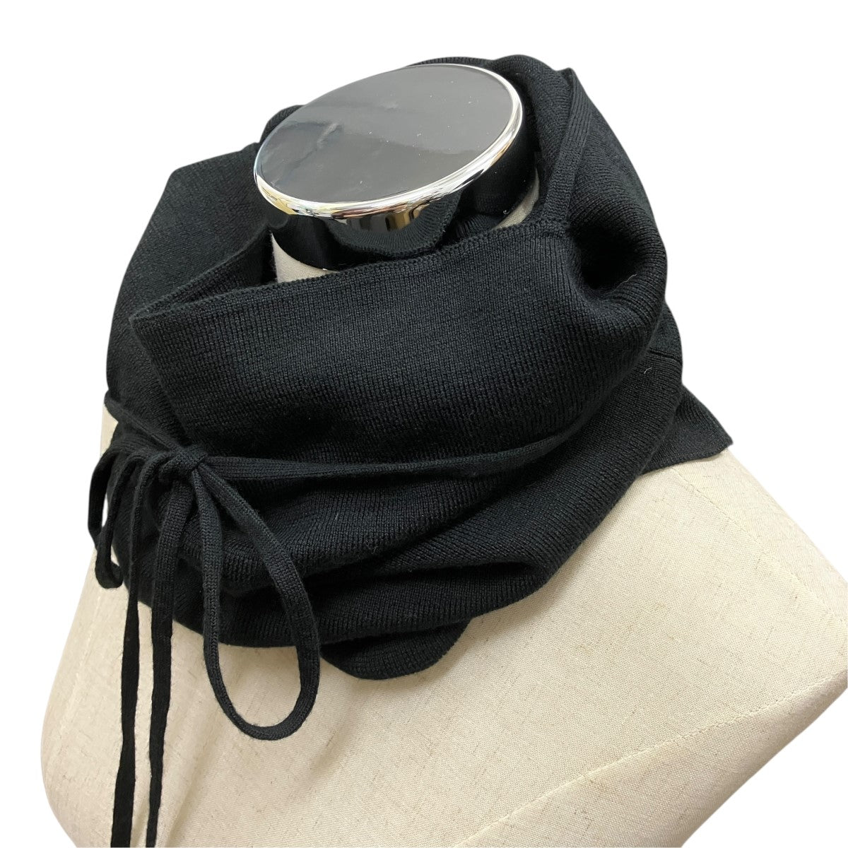 LEMAIRE SNOOD WITH LINKSネックウォーマーAC1133 LK1011 古着・中古-2枚目のアイテム画像