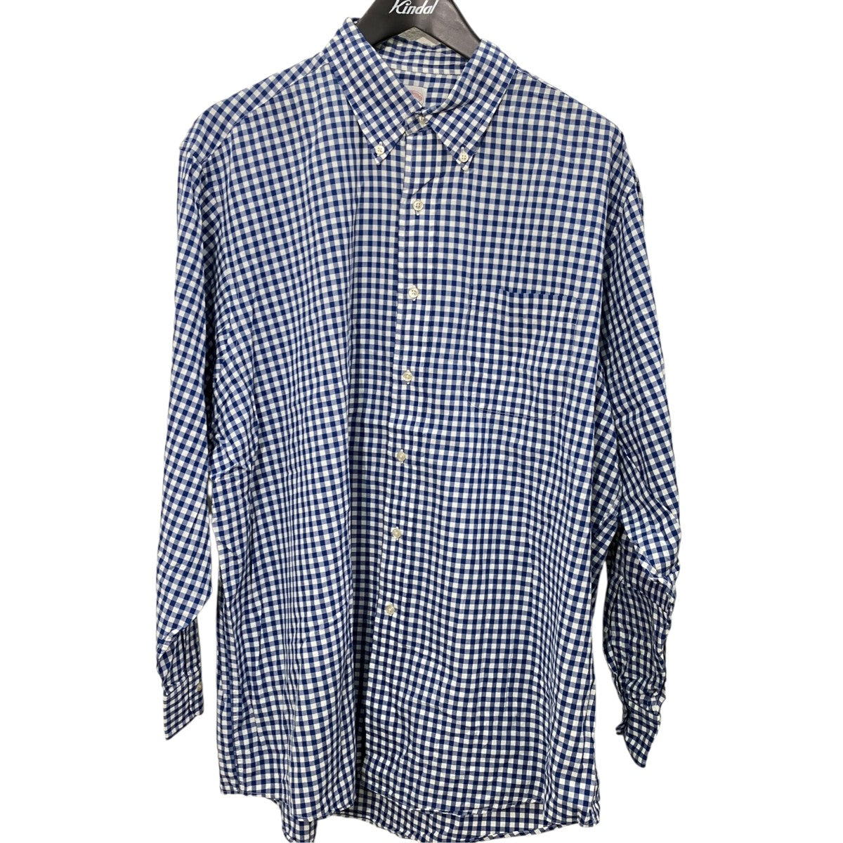 BROOKS BROTHERS ギンガムチェックロングスリーブシャツ 古着・中古-1枚目のアイテム画像