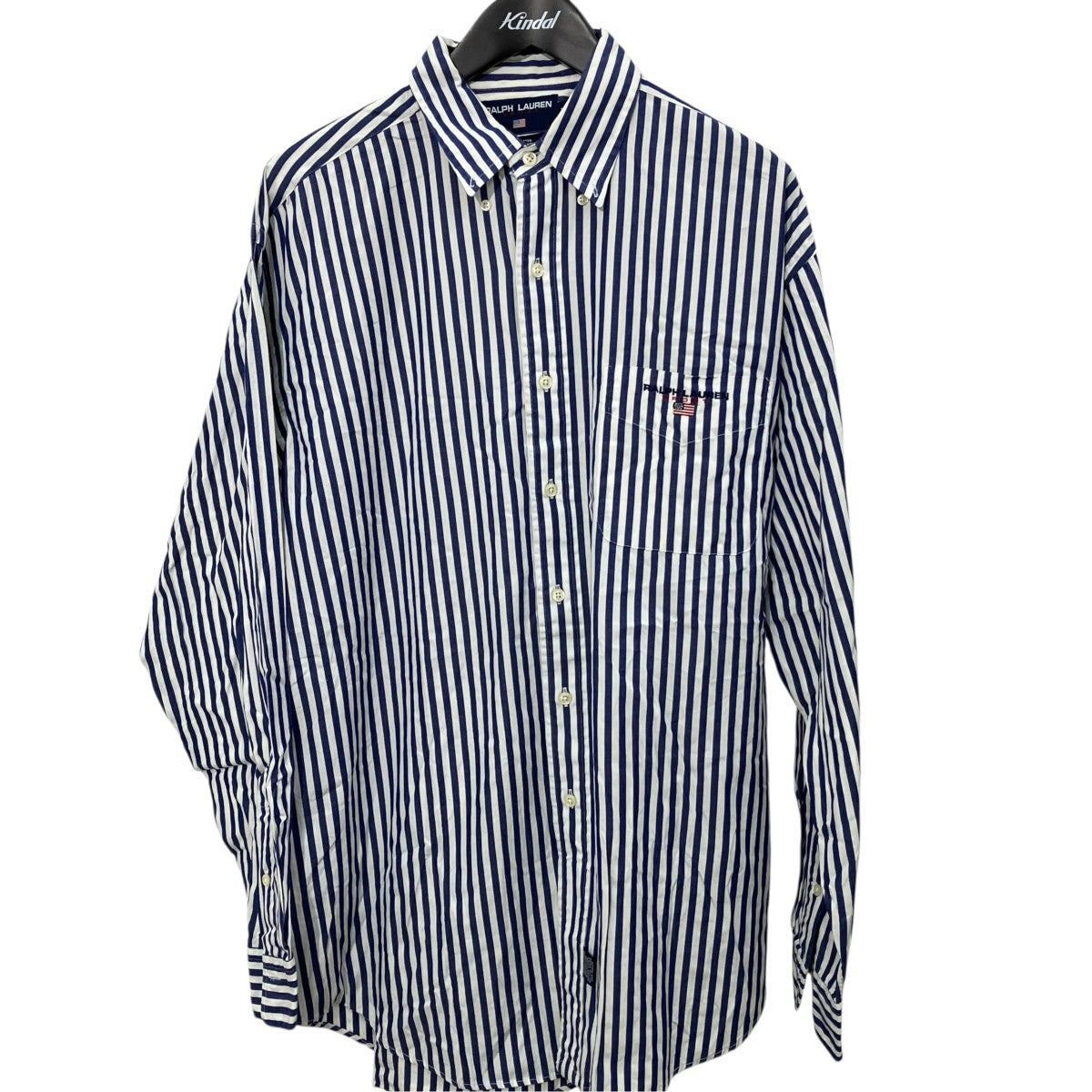 RALPH LAUREN SPORT ストライプロングスリーブシャツ 古着・中古-1枚目のアイテム画像
