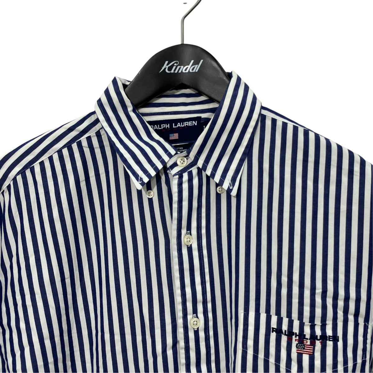 RALPH LAUREN SPORT ストライプロングスリーブシャツ 古着・中古-3枚目のアイテム画像
