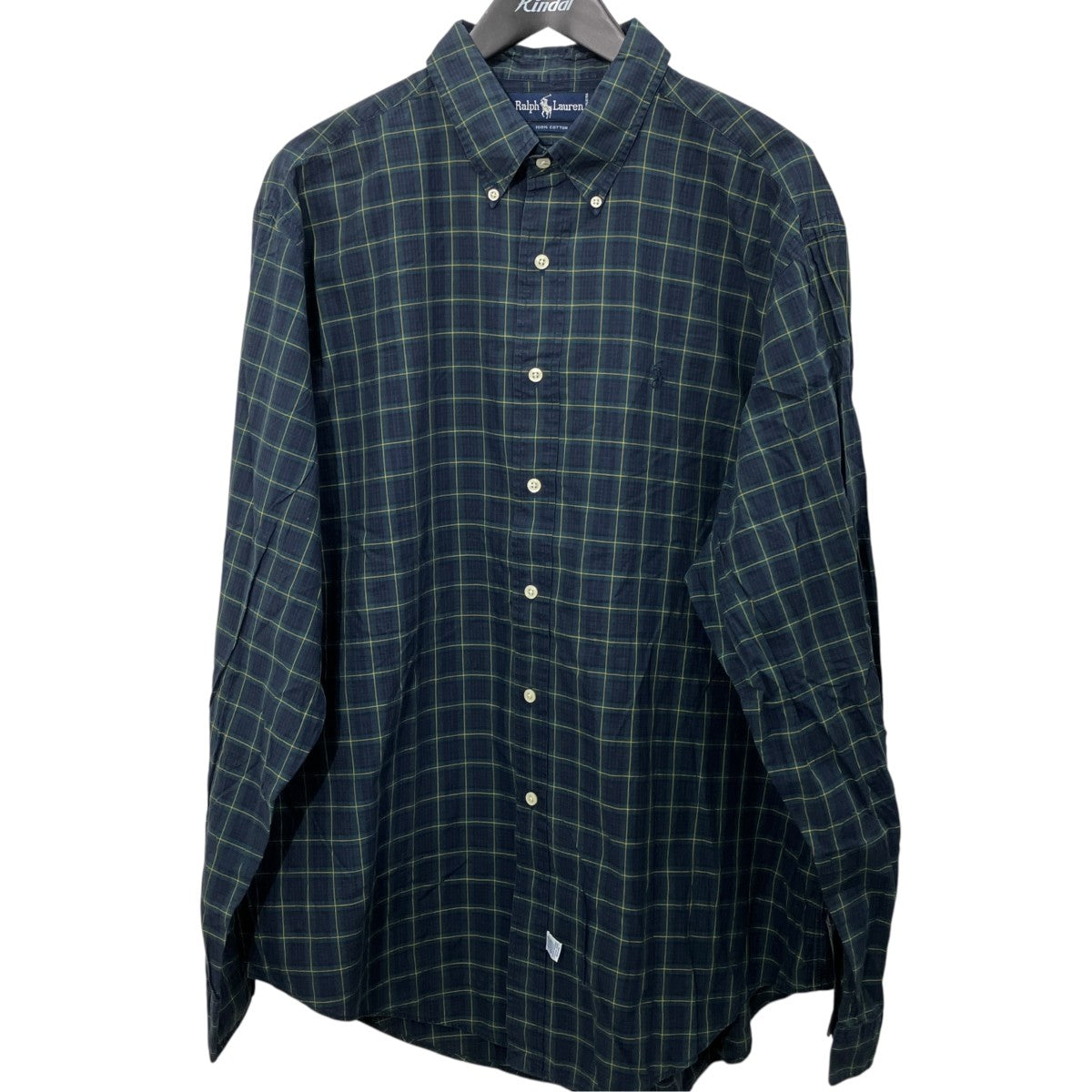 RALPH LAUREN チェックチェックロングスリーブシャツ 古着・中古-1枚目のアイテム画像