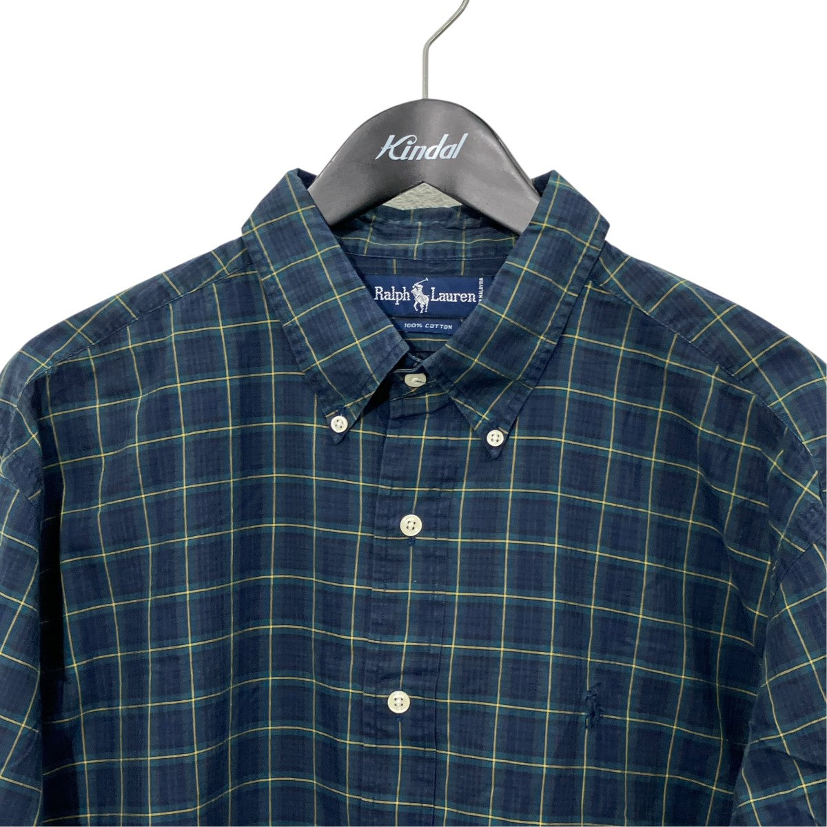 RALPH LAUREN チェックチェックロングスリーブシャツ 古着・中古-3枚目のアイテム画像