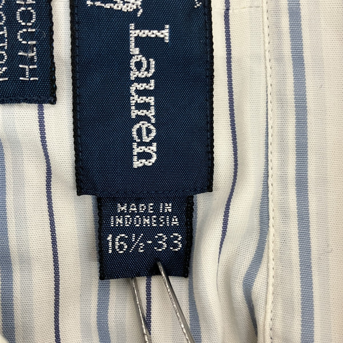 RALPH LAUREN ストライプロングスリーブシャツ 古着・中古-5枚目のアイテム画像