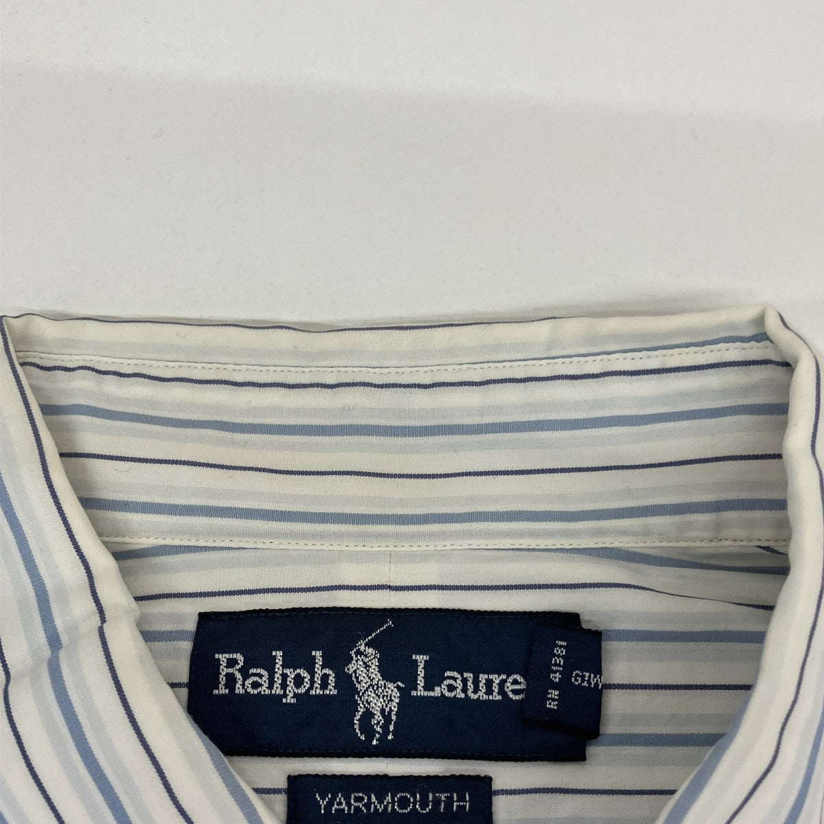RALPH LAUREN ストライプロングスリーブシャツ 古着・中古-7枚目のアイテム画像
