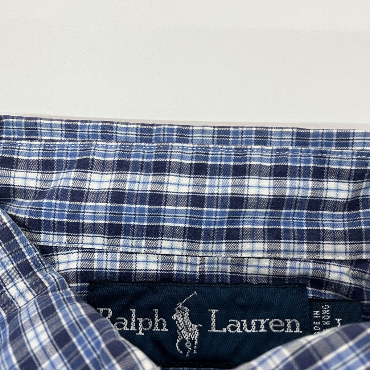 RALPH LAUREN チェックロングスリーブシャツ 古着・中古-6枚目のアイテム画像
