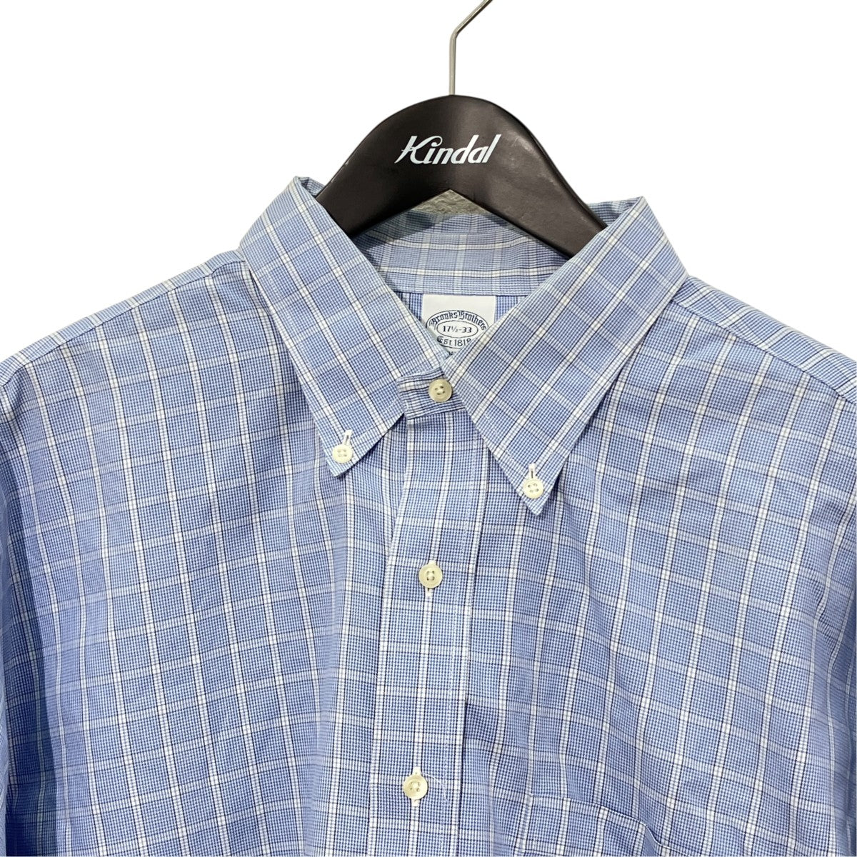 BROOKS BROTHERS チェックロングスリーブシャツ 古着・中古-3枚目のアイテム画像