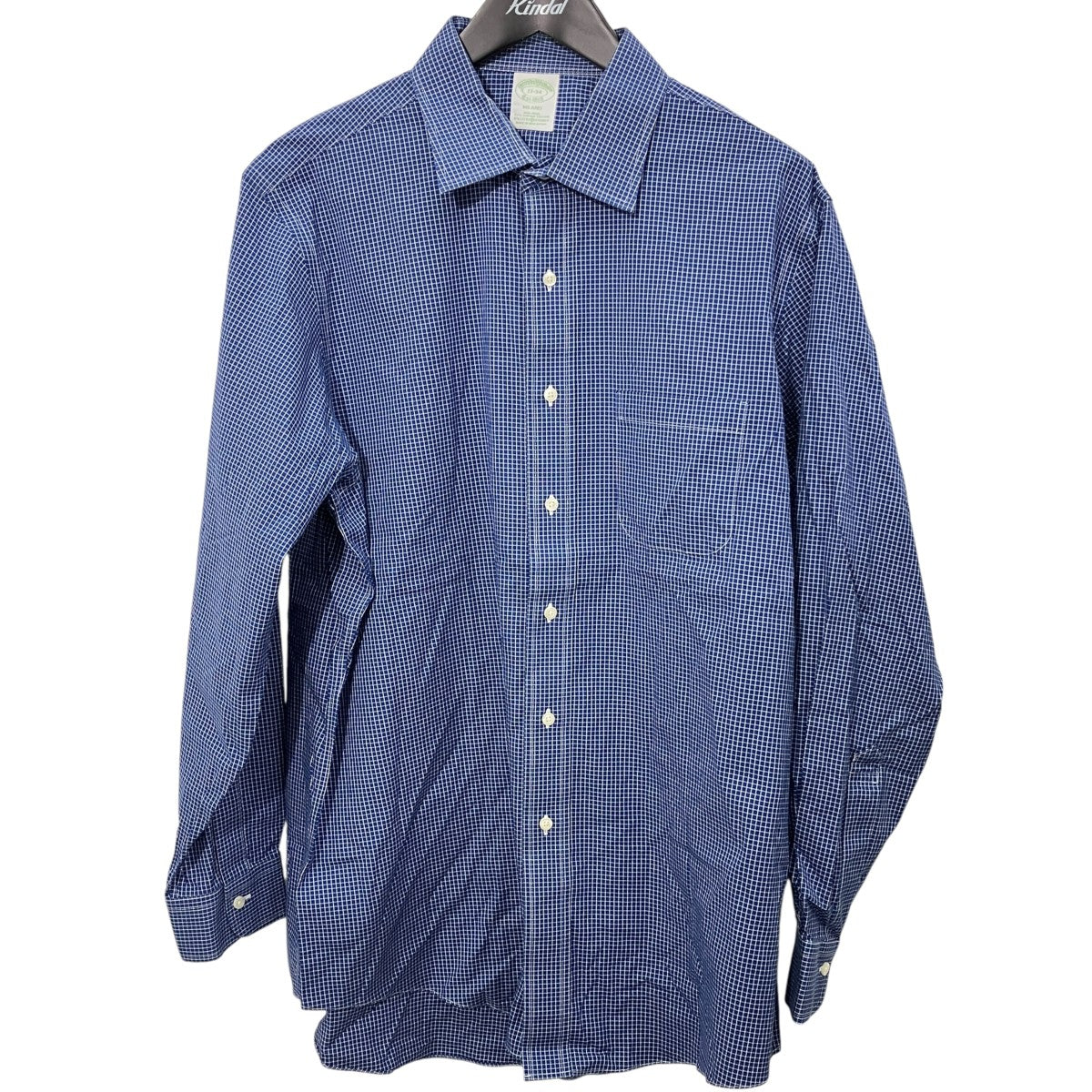 BROOKS BROTHERS ギンガムチェックロングスリーブシャツ100112638 古着・中古-1枚目のアイテム画像