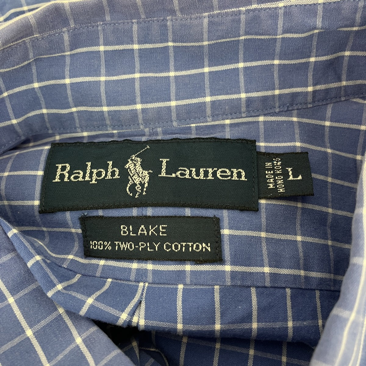 RALPH LAUREN チェックギンガムチェックシャツロングスリーブシャツ 古着・中古-5枚目のアイテム画像