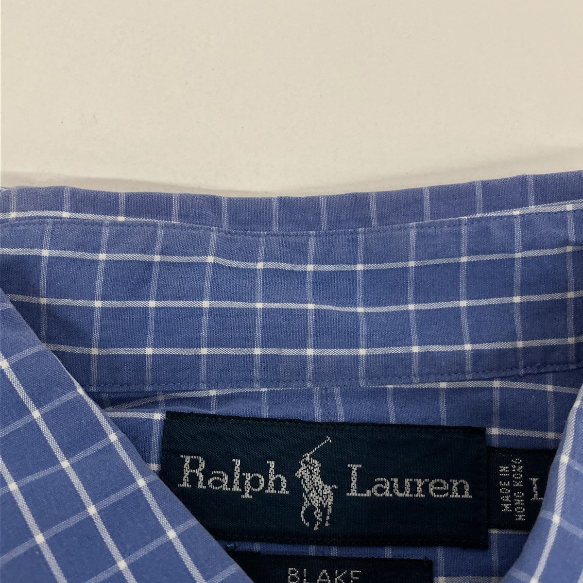 RALPH LAUREN チェックギンガムチェックシャツロングスリーブシャツ 古着・中古-6枚目のアイテム画像