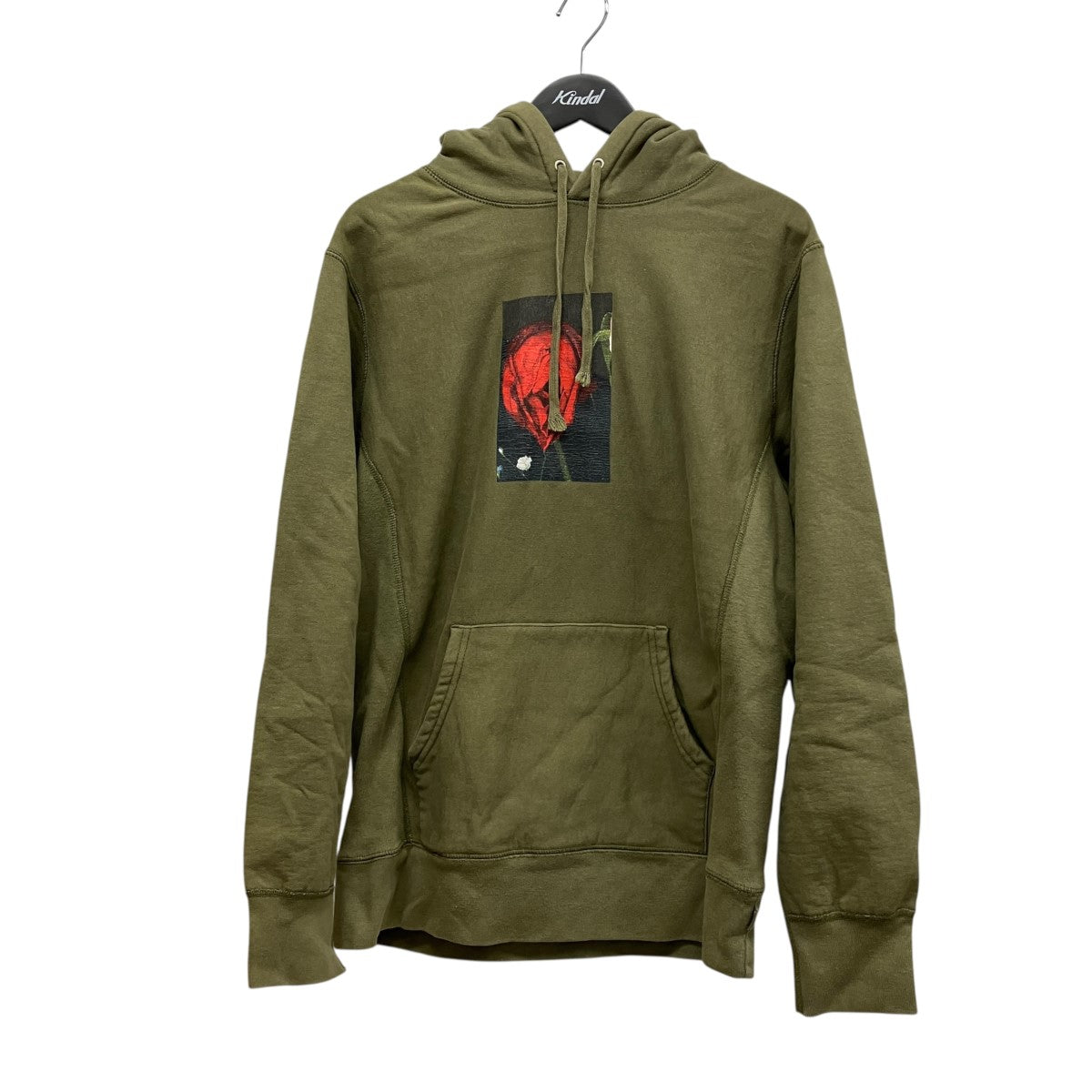 16AWAraki Rose Hooded Sweatshirt．アラーキープルオーバーパーカー