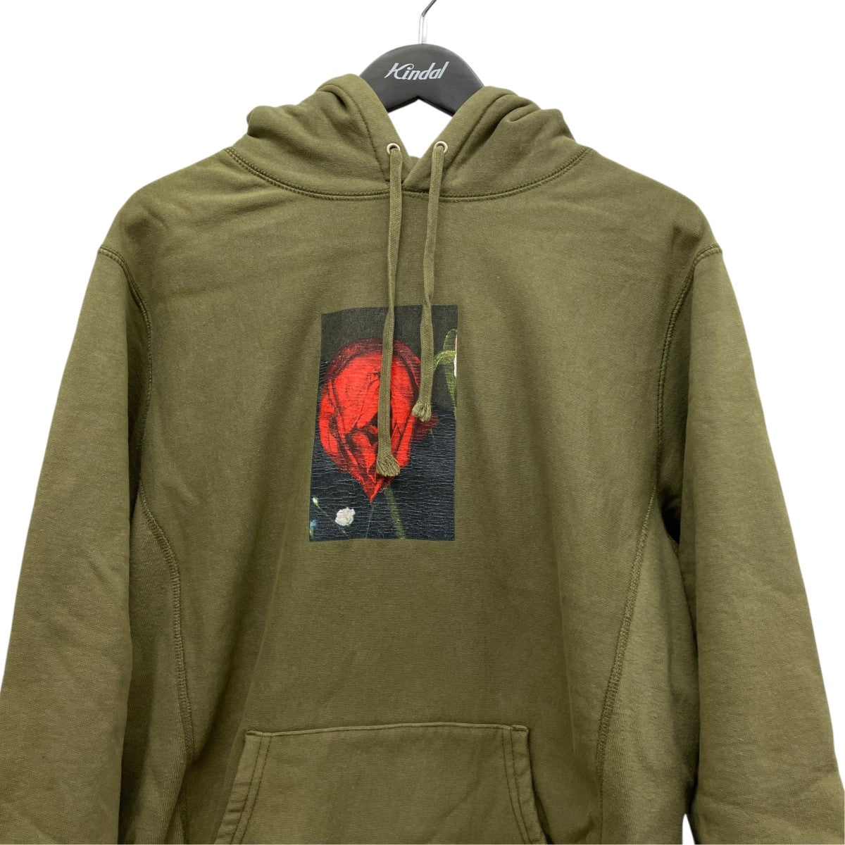 16AWAraki Rose Hooded Sweatshirt．アラーキープルオーバーパーカー