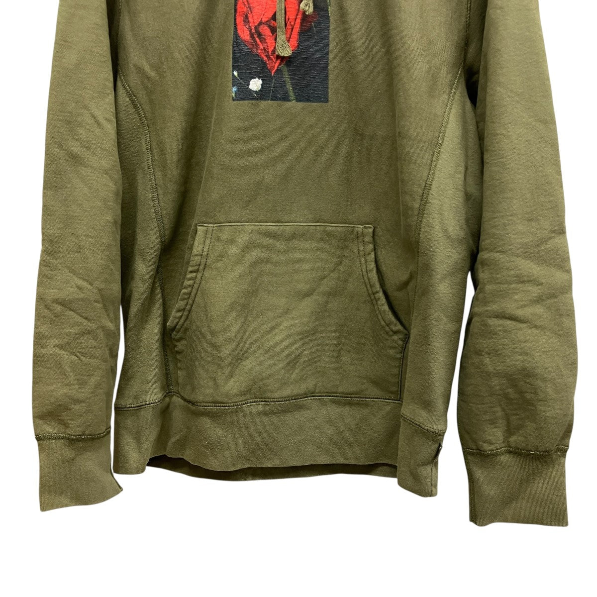 16AWAraki Rose Hooded Sweatshirt．アラーキープルオーバーパーカー