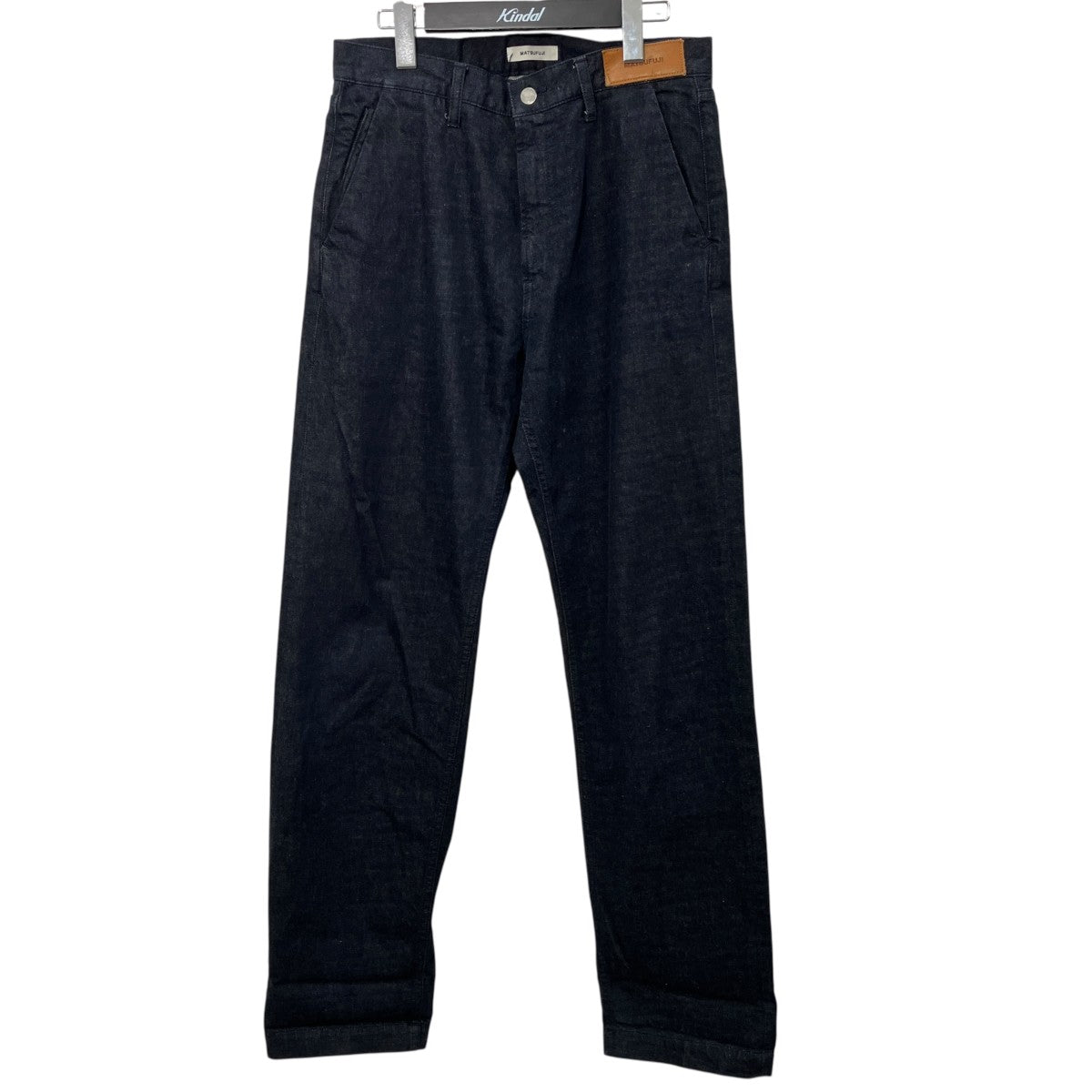 MATSUFUJI No Fade Wash Straight 5P Denim TrousersデニムパンツM213-0406 古着・中古-1枚目のアイテム画像