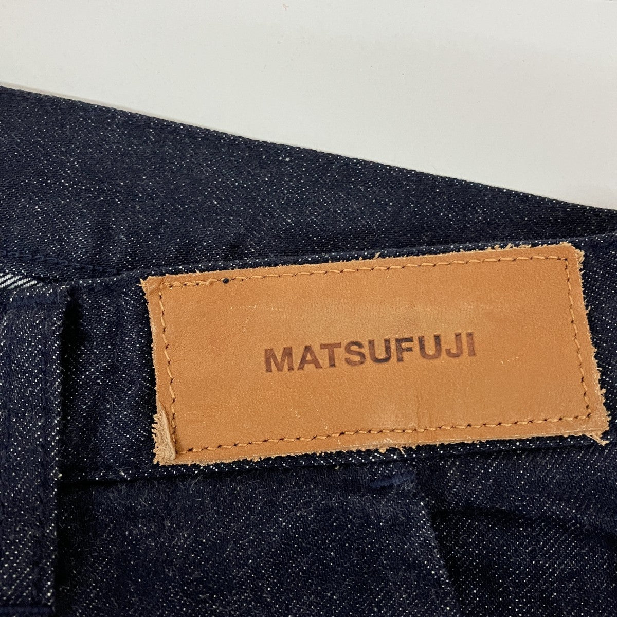 MATSUFUJI No Fade Wash Straight 5P Denim TrousersデニムパンツM213-0406 古着・中古-8枚目のアイテム画像