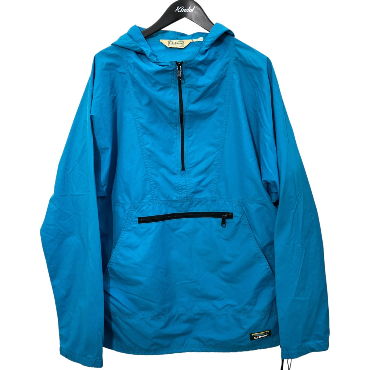 L．L．Bean フーデッドハーフジップナイロンプルオーバーパーカー 古着・中古-1枚目のアイテム画像