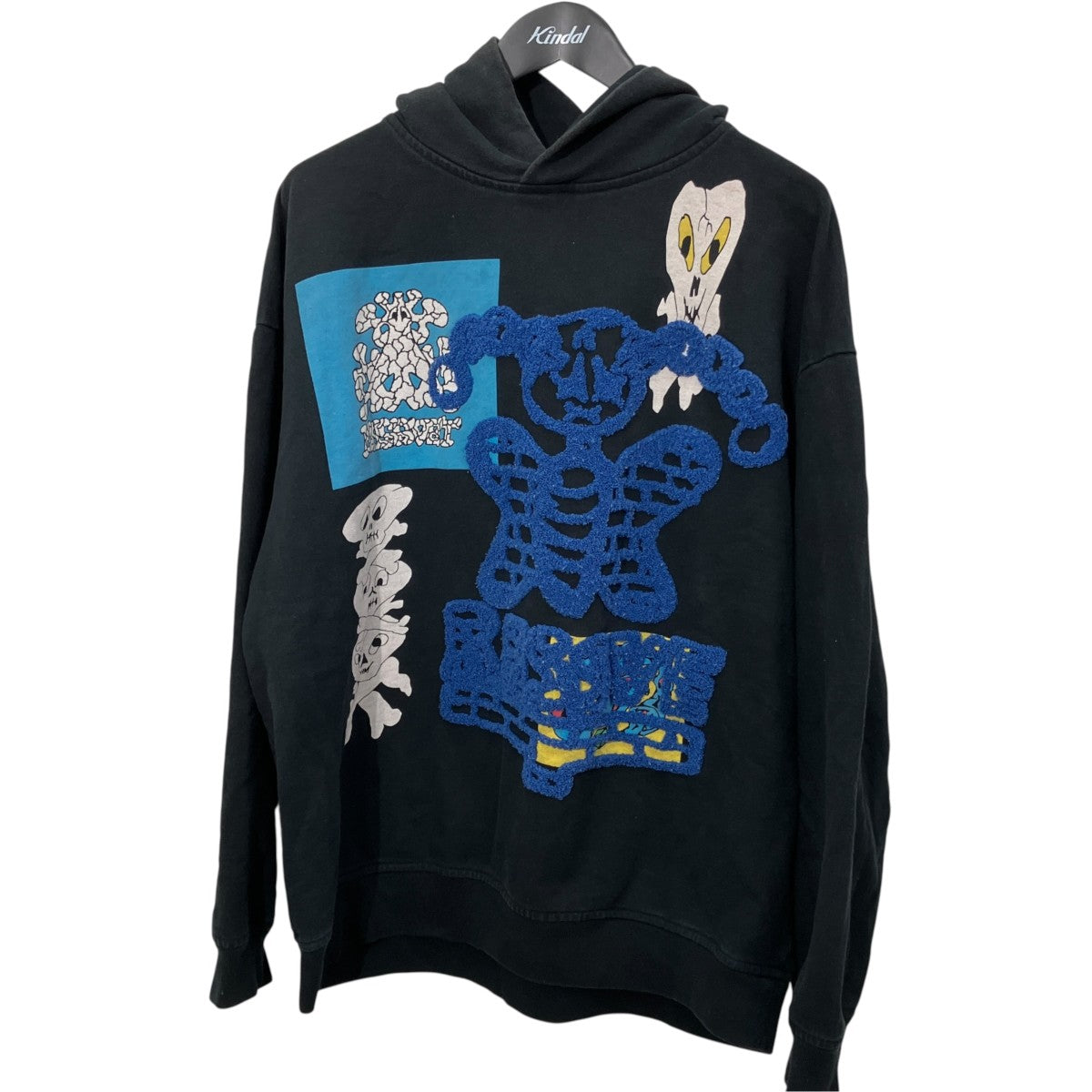 Men Captek Hoodie刺しゅうプリントフーデッドパーカー
