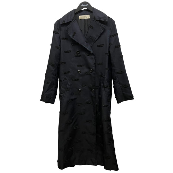 NINA RICCI(ニナリッチ) カットジャカードダブルブレスト ロングコート