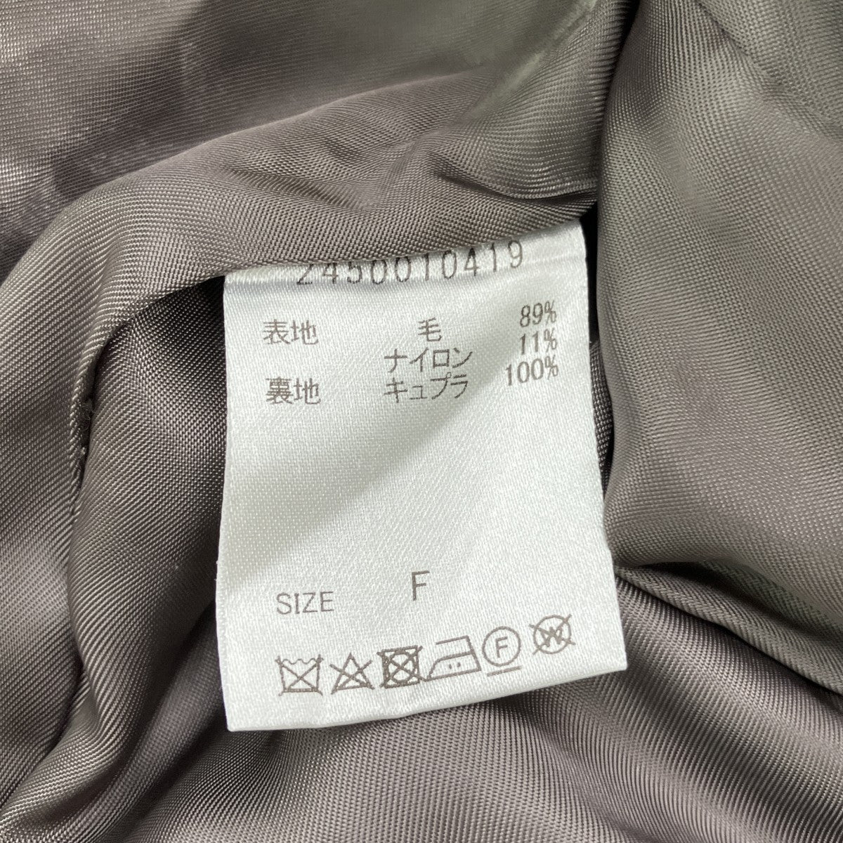 24AWチェックグレンチェックオーバージャケット2450010419